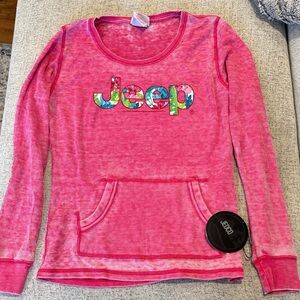 Jeep Pink Long Sleeve Shirt